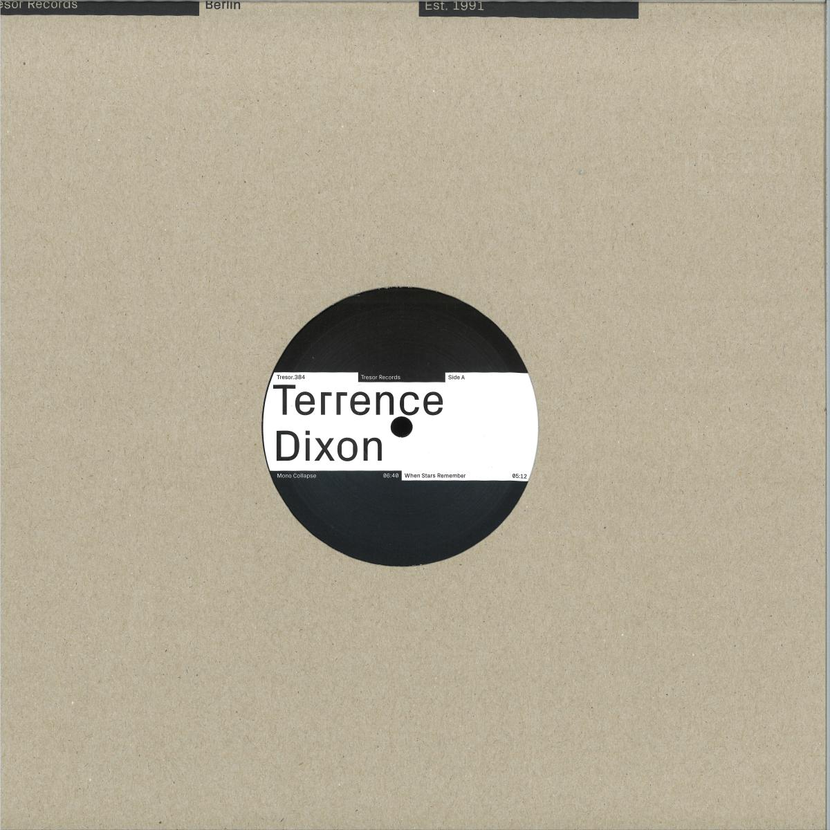 Terrence Dixon - (PRESALE 10/8/26) When Stars Remember (VINYL 12" Tresor) | NEW - TECHNO *NEW*
