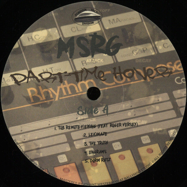 MSRG - Part-Time Hover LP | Mint (M) Mint (M) - TECHNO *NEW*
