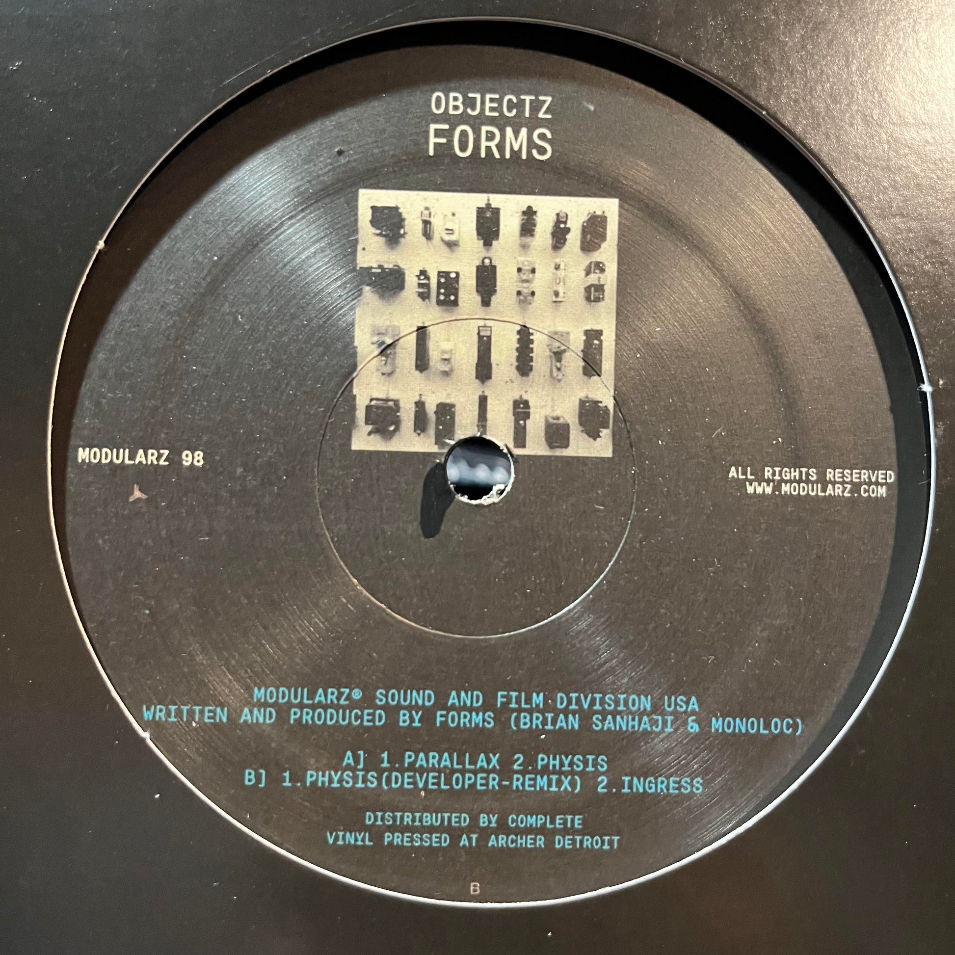 FORMZ - Objectz EP (VINYL) | Mint (M) Generic - TECHNO *NEW*
