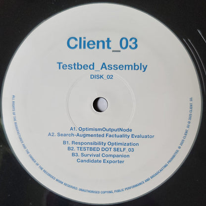 Testbed_Assembly (BOX SET VINYL) | Mint (M) Mint (M) - TECHNO *NEW*