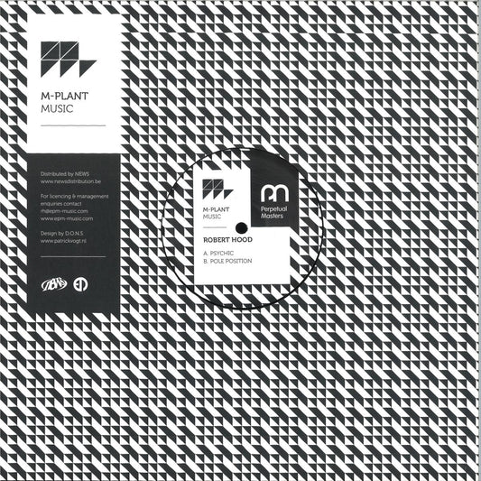 Robert Hood - Psychic / Pole Position (VINYL 12" M-Plant) | NEW Mint (M) Mint (M) - TECHNO *NEW*