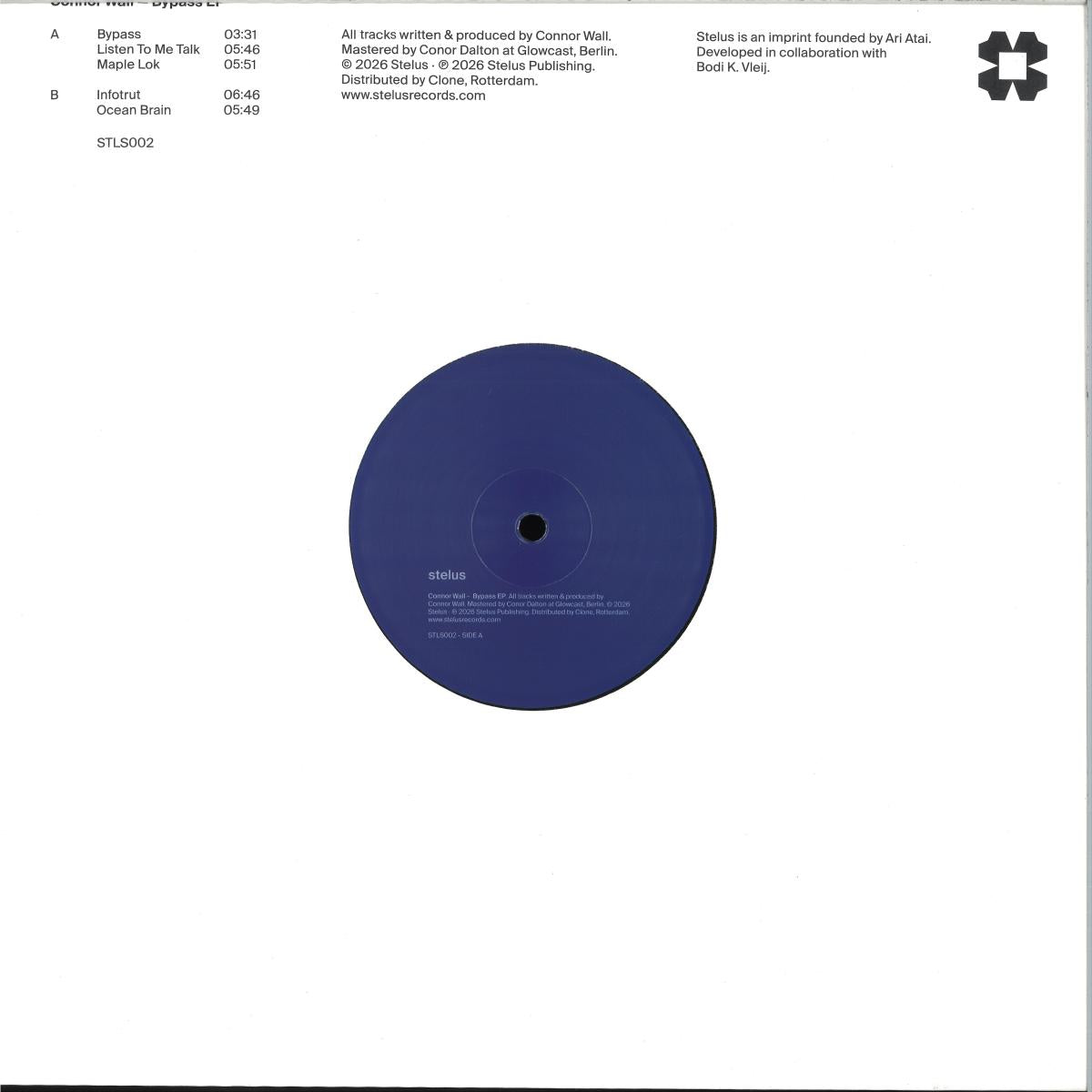 Connor Wall - Bypass (VINYL 12" Stelus) | NEW - TECHNO *NEW*