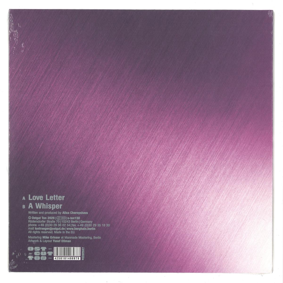 Inox Traxx - Love Letter (VINYL 10" Ostgut Ton OSTGUT130 2026) | - TECHNO *NEW*