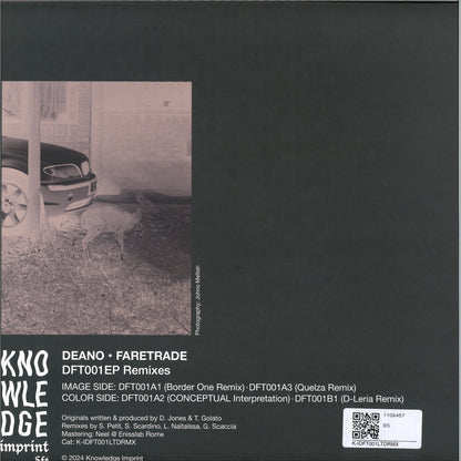Deano & Faretrade - (PRESALE 10/9/26) DFT001EP Remixes (VINYL 12" Knowledge Imprint) | NEW - TECHNO *NEW*