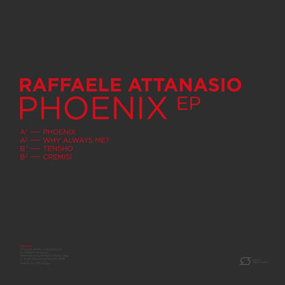 Raffaele Attanasio - (PRESALE 08/07/26) Phoenix EP (VINYL 12" South Signatures Records SOU003) | NEW Mint (M) Mint (M) - TECHNO *NEW*
