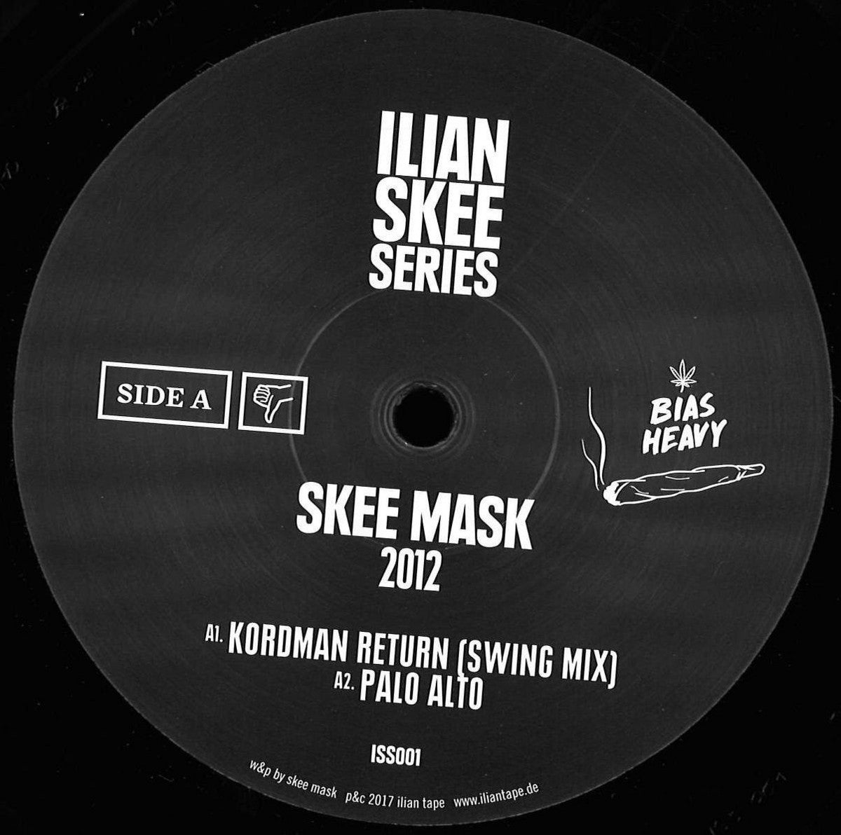 Skee Mask - (PRESALE 9/30/26) 2012 (VINYL 12" Ilian Tape) | NEW - TECHNO *NEW*