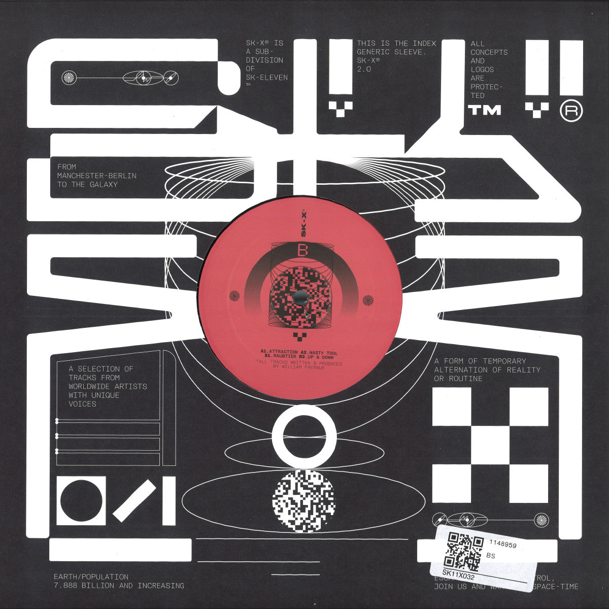 Arkan - Attraction (VINYL 12" SK_Eleven SK11X032 2025) | - TECHNO *NEW*