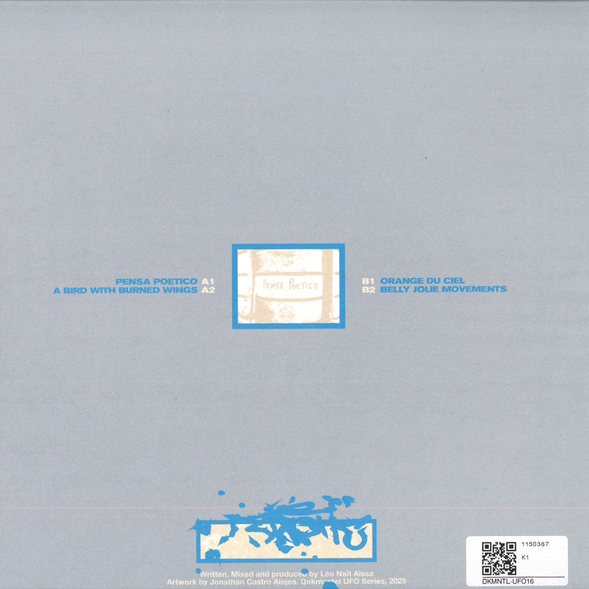 Quelza - Pensa Poetico (VINYL 12" Dekmantel DKMNTL-UFO16 2025) | NEW - TECHNO *NEW*