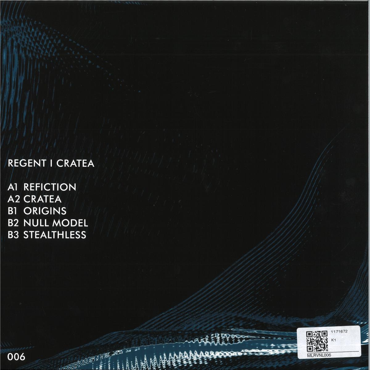 Regent - Cratea (VINYL 12" MALöR) | NEW Mint (M) Mint (M) - TECHNO *NEW*
