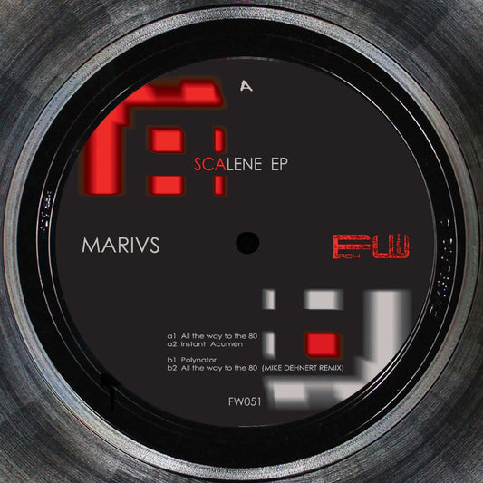Marivs - (PRESALE 08/24/26) Scalene EP (VINYL 12" Fachwerk Records FW051) | NEW Mint (M) Mint (M) - TECHNO *NEW*