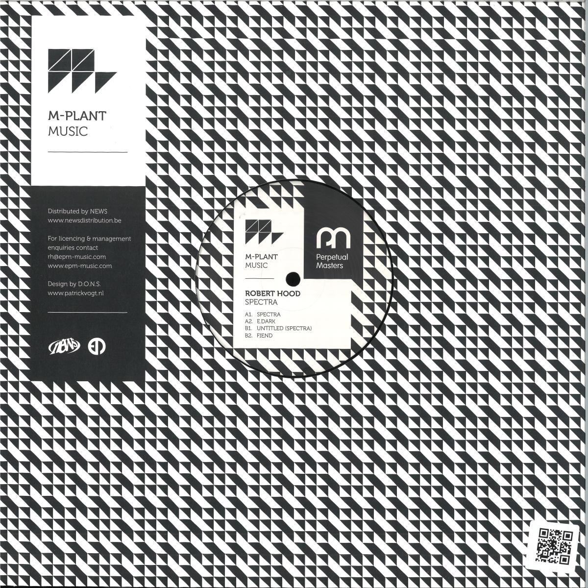 Robert Hood - Spectra (VINYL 12" M-Plant MPM52) | NEW Mint (M) Mint (M) - TECHNO *NEW*
