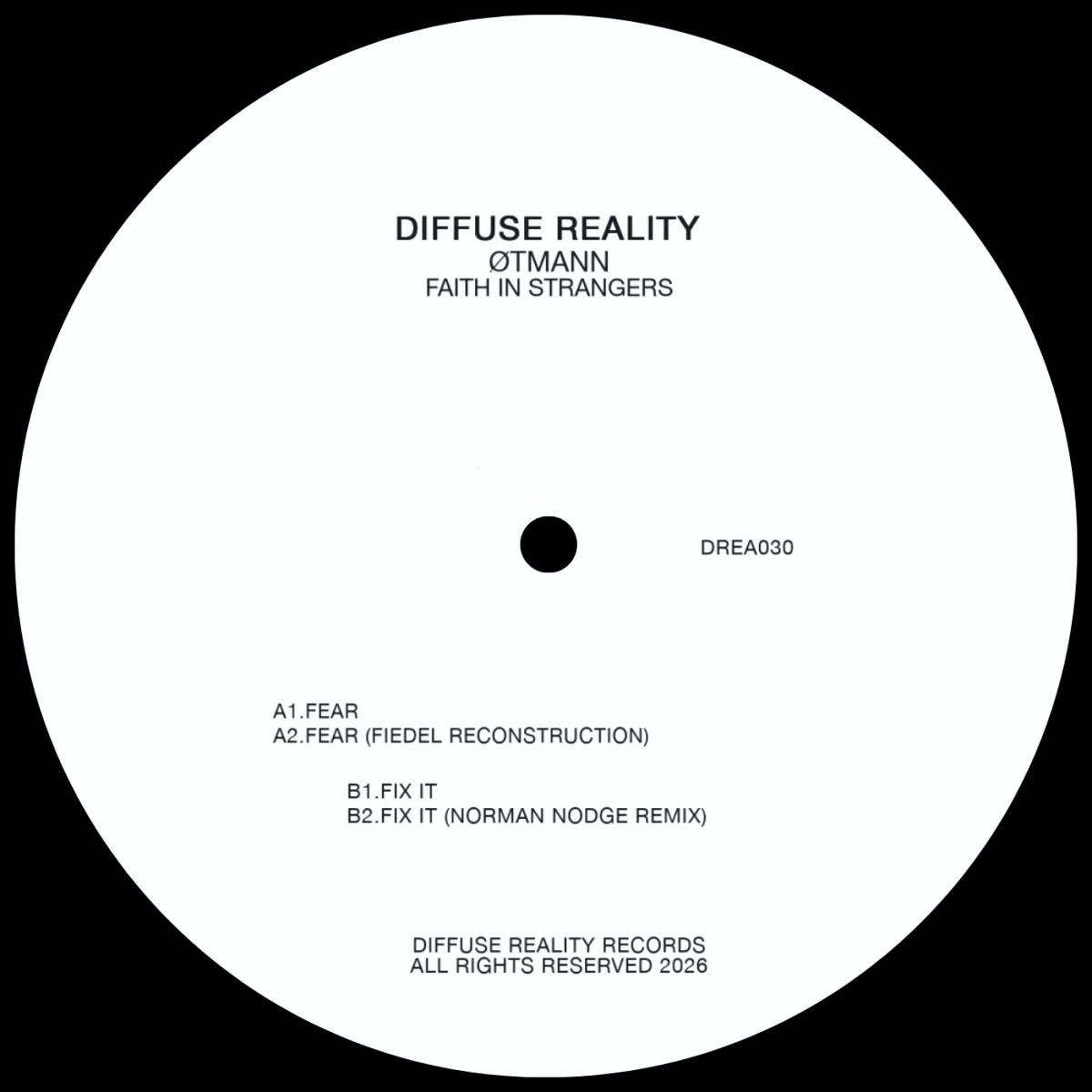ØTMANN - (PRESALE 7/14/26) Faith in Strangers (VINYL) | Mint (M) Mint (M) - TECHNO *NEW*