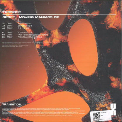 Groef - (PRESALE 10/9/26) Moving Maniacs (VINYL 12" Transition) | NEW - TECHNO *NEW*
