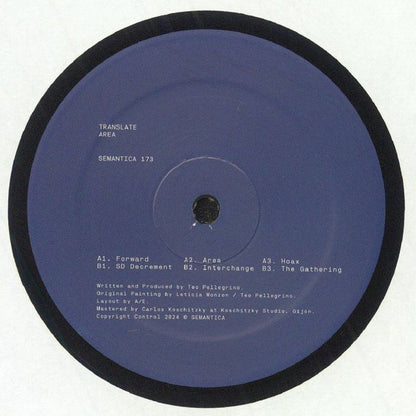 Area (VINYL) | Mint (M) Generic - TECHNO *NEW*