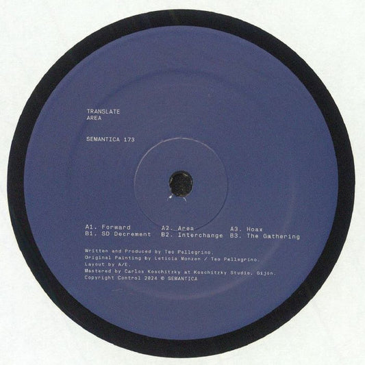 Area (VINYL) | Mint (M) Generic - TECHNO *NEW*