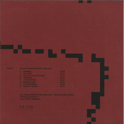 Material Without Qualities (2x VINYL 12") | Mint (M) Mint (M) - TECHNO *NEW*