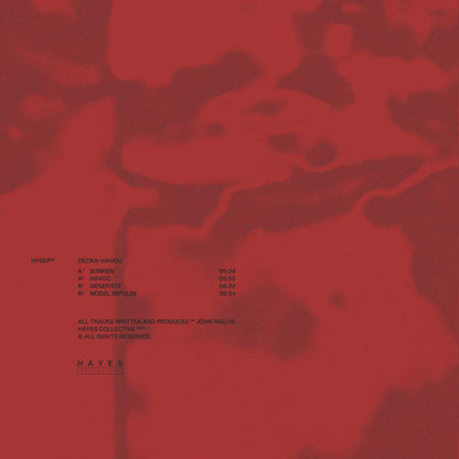 Decka - (PRESALE 11/6/26) Havoc (VINYL 12" Hayes) | NEW - TECHNO *NEW*