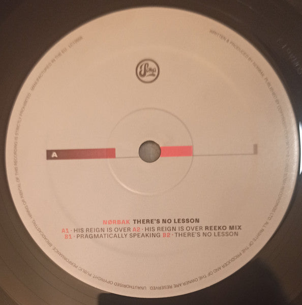 There's No Lesson EP (VINYL 12") | Mint (M) Mint (M) - TECHNO *NEW*