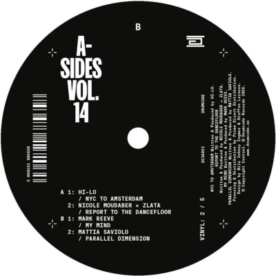 Various - (PRESALE 5/8/26) A-Sides Vol. 14 V2 (VINYL) | Mint (M) Mint (M) - TECHNO *NEW*