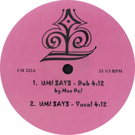 Umi Says / Sandstorm (VINYL) | Mint (M) Generic - TECHNO *NEW*