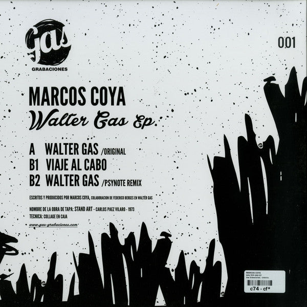 Walter Gas (VINYL) | Mint (M) Mint (M) - TECHNO *NEW*