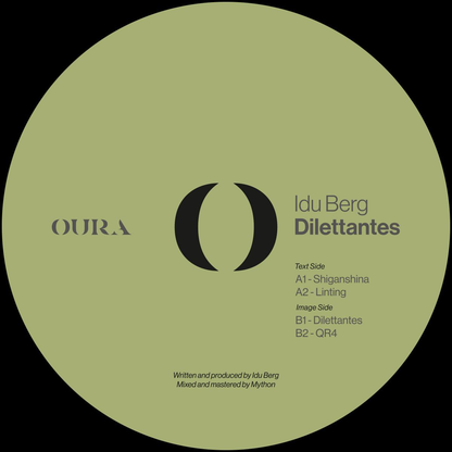 Idu Berg - Dilettantes (VINYL) | Mint (M) Mint (M) - TECHNO *NEW*