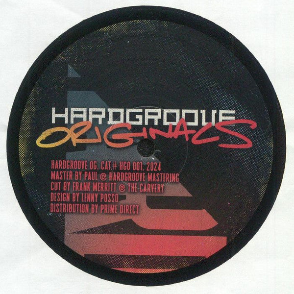 Hardgroove Originals Vol. One (VINYL) | Mint (M) Generic - TECHNO *NEW*