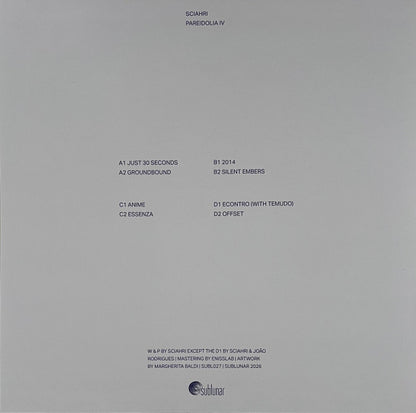 Pareidolia IV (2xVINYL) | - TECHNO *NEW*