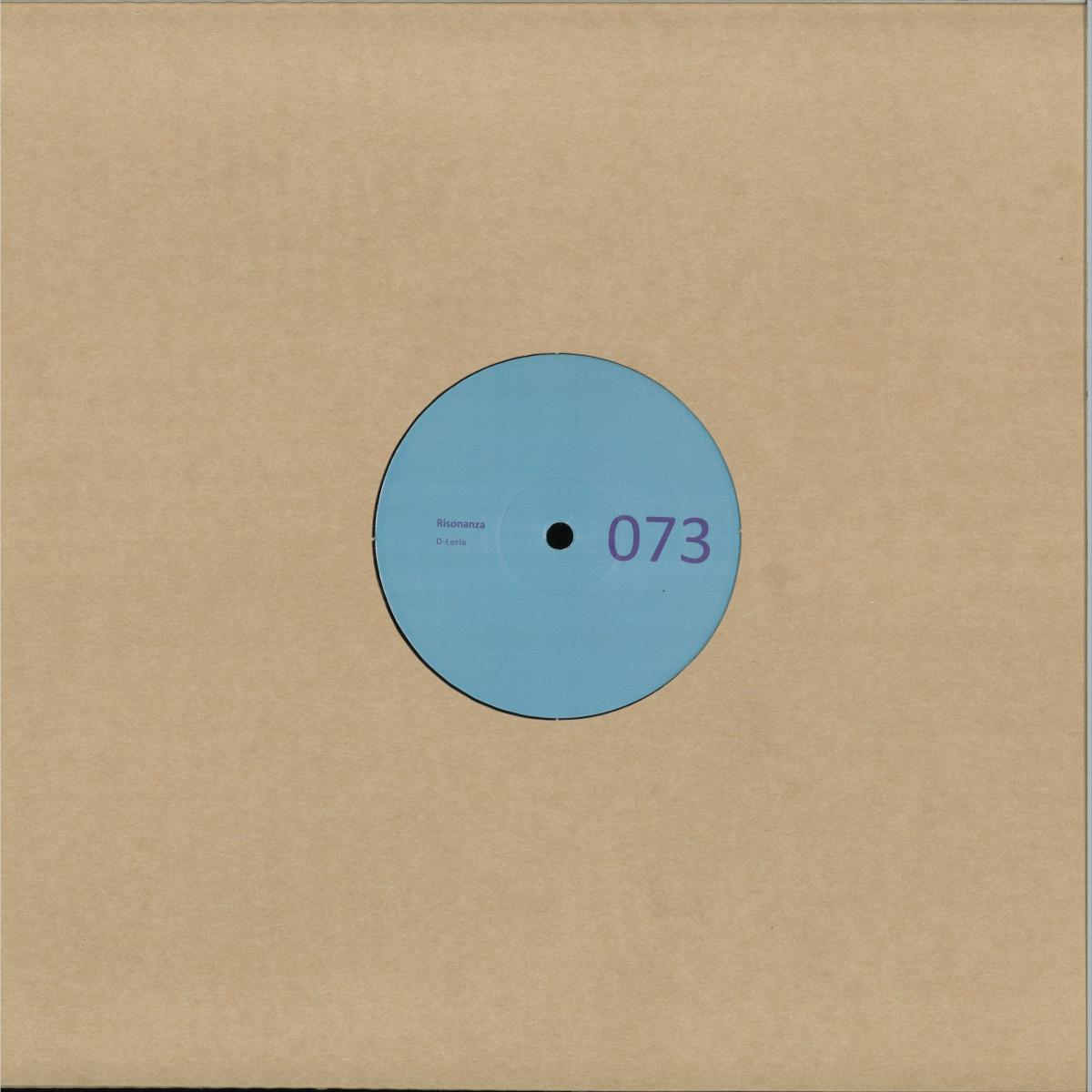 D-Leria - Risonanza (VINYL 12" Non Series) | NEW - TECHNO *NEW*