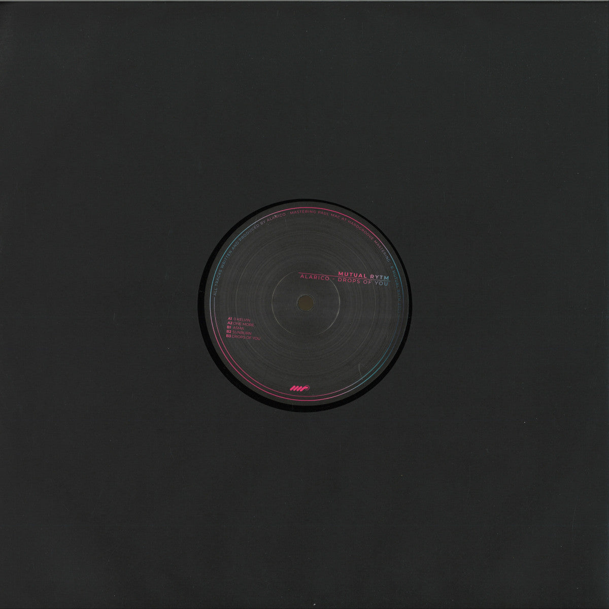 Alarico - (PRESALE 10/29/26) Drops Of You (VINYL 12" Mutual Rytm) | NEW Mint (M) Generic - TECHNO *NEW*