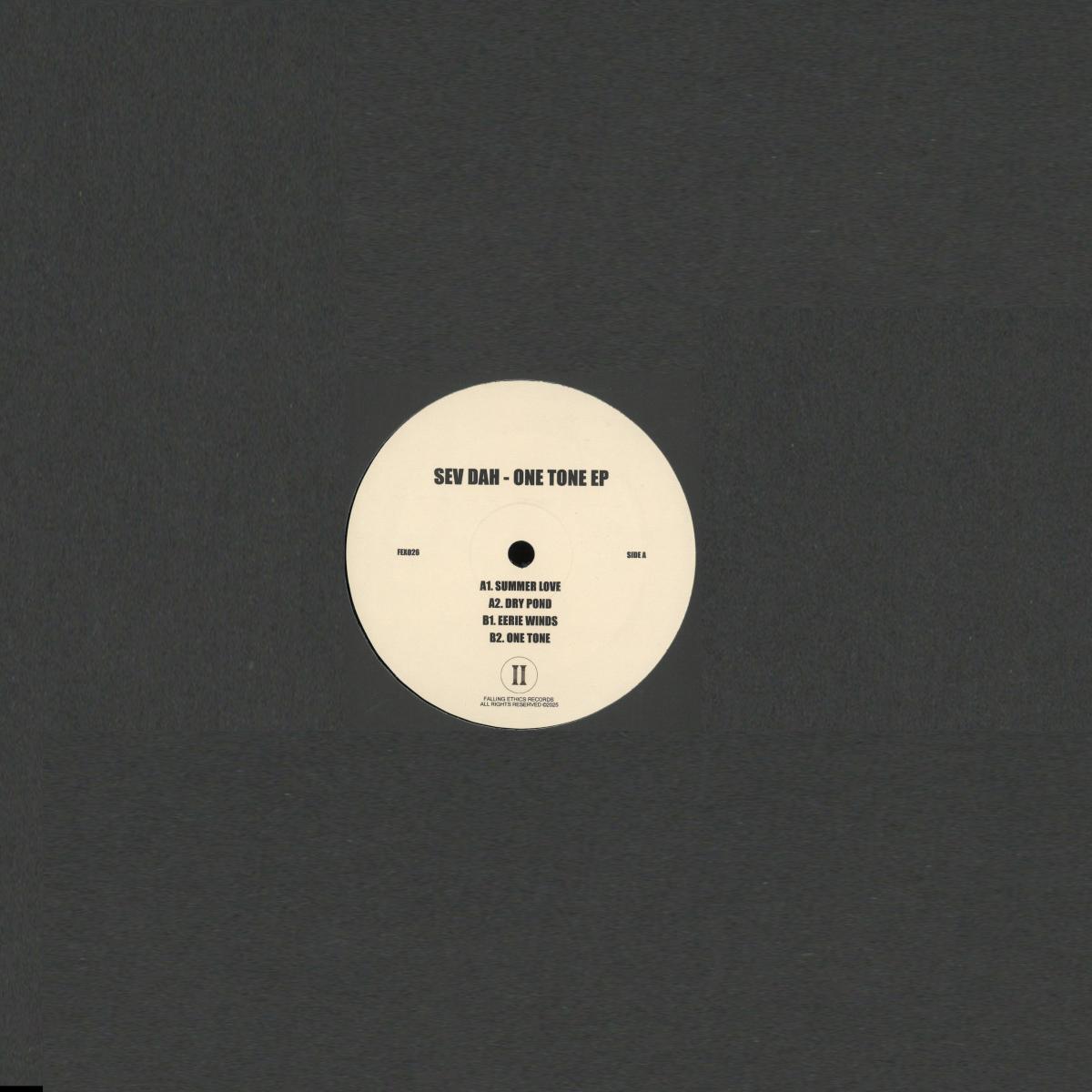 Sev Dah - One Tone (VINYL 12" Falling Ethics) | NEW - TECHNO *NEW*