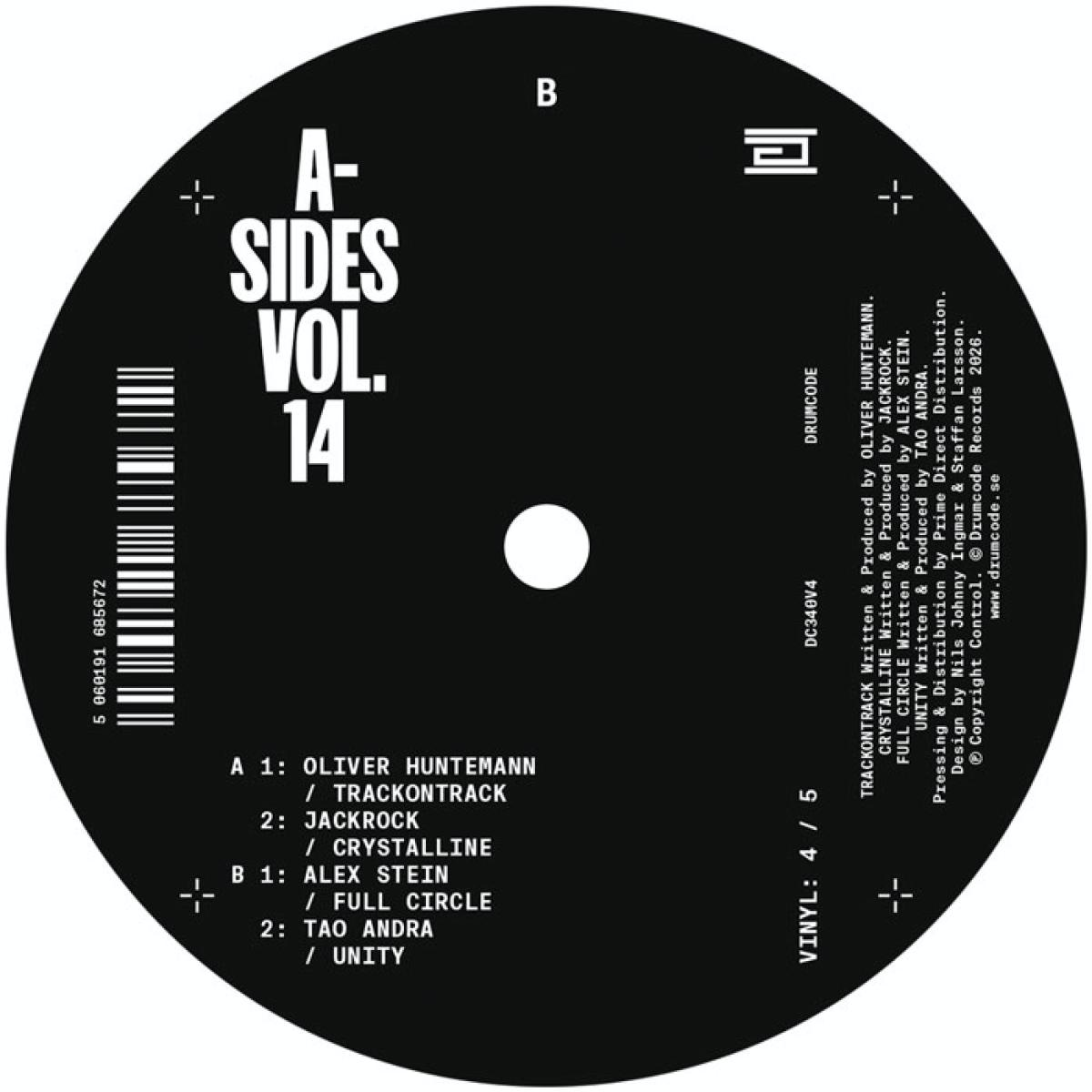Various - (PRESALE 5/29/26) A-Sides Vol. 14 V4 (VINYL) | Mint (M) Mint (M) - TECHNO *NEW*