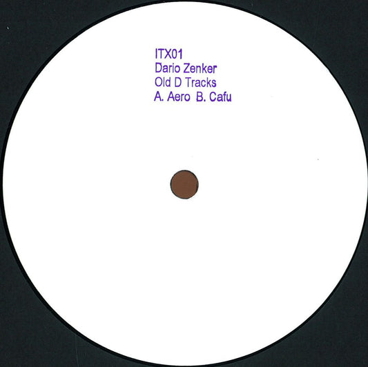 Dario Zenker - Old D Tracks (VINYL 12" Ilian Tape) | NEW - TECHNO *NEW*