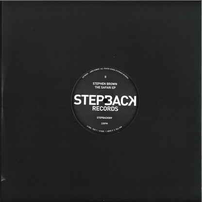 Stephen Brown - The Safari (VINYL 12" Stepback) | NEW - TECHNO *NEW*