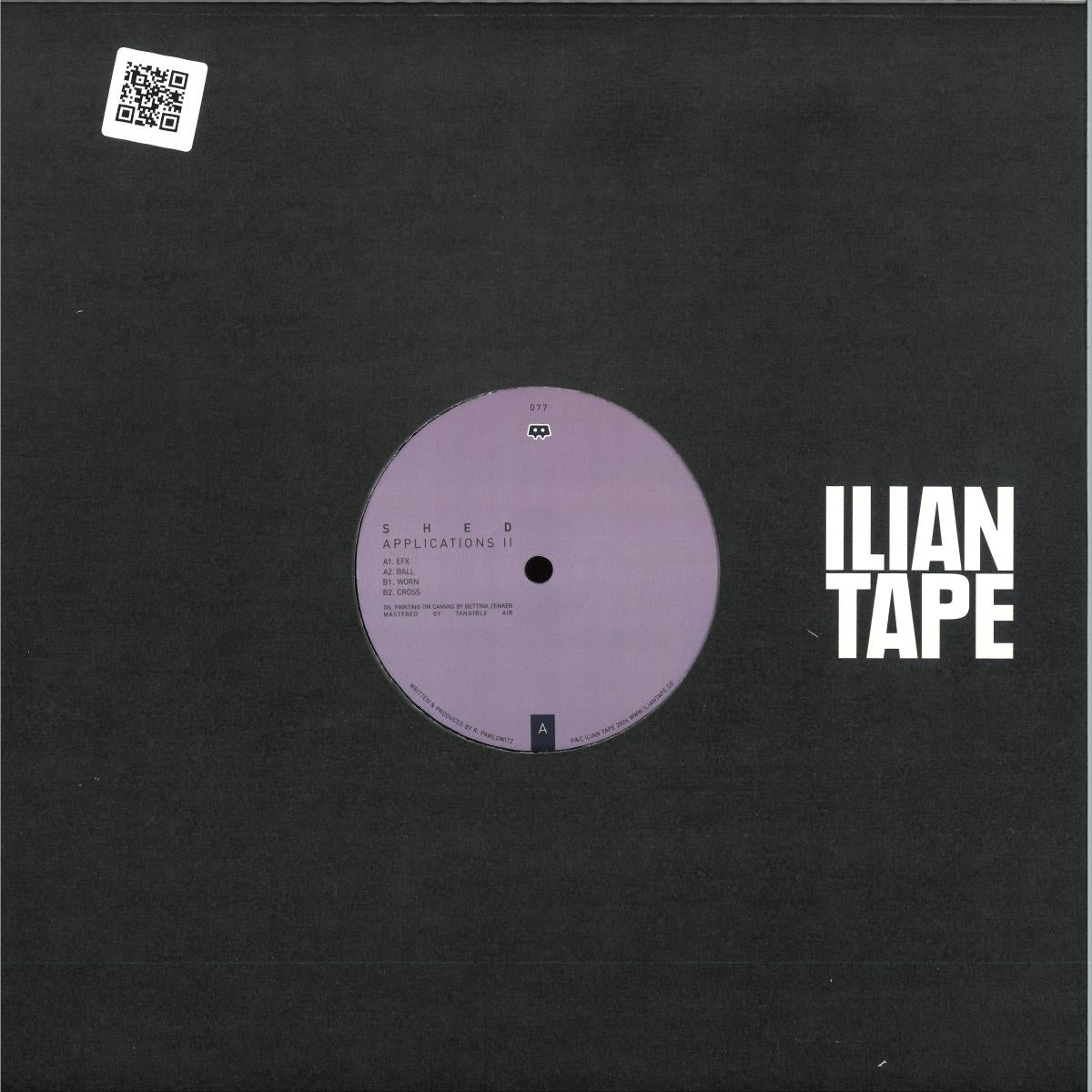 Shed - Applications II (VINYL 12" Ilian Tape) | NEW Mint (M) Mint (M) - TECHNO *NEW*