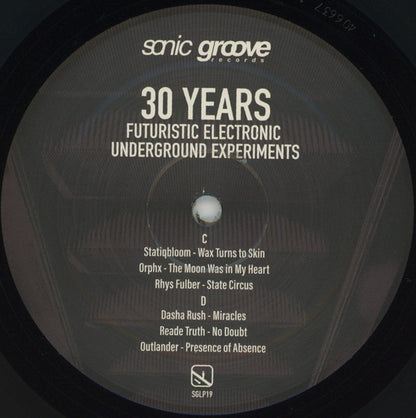 Various - Sonic Groove 30 Years (VINYL 2x12") | - TECHNO *NEW*