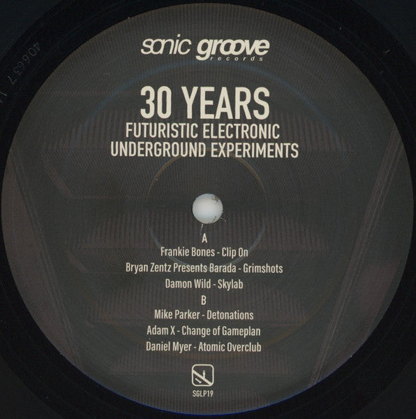 Various - Sonic Groove 30 Years (VINYL 2x12") | - TECHNO *NEW*