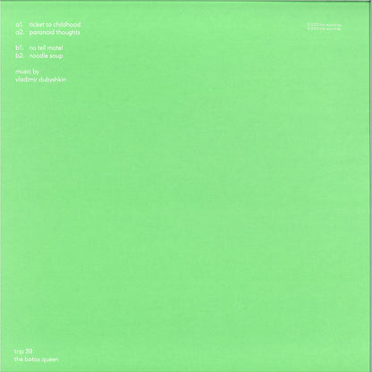 Vladimir Dubyshkin - (PRESALE 10/9/26) The Botox Queen (VINYL 12" Trip) | NEW - TECHNO *NEW*