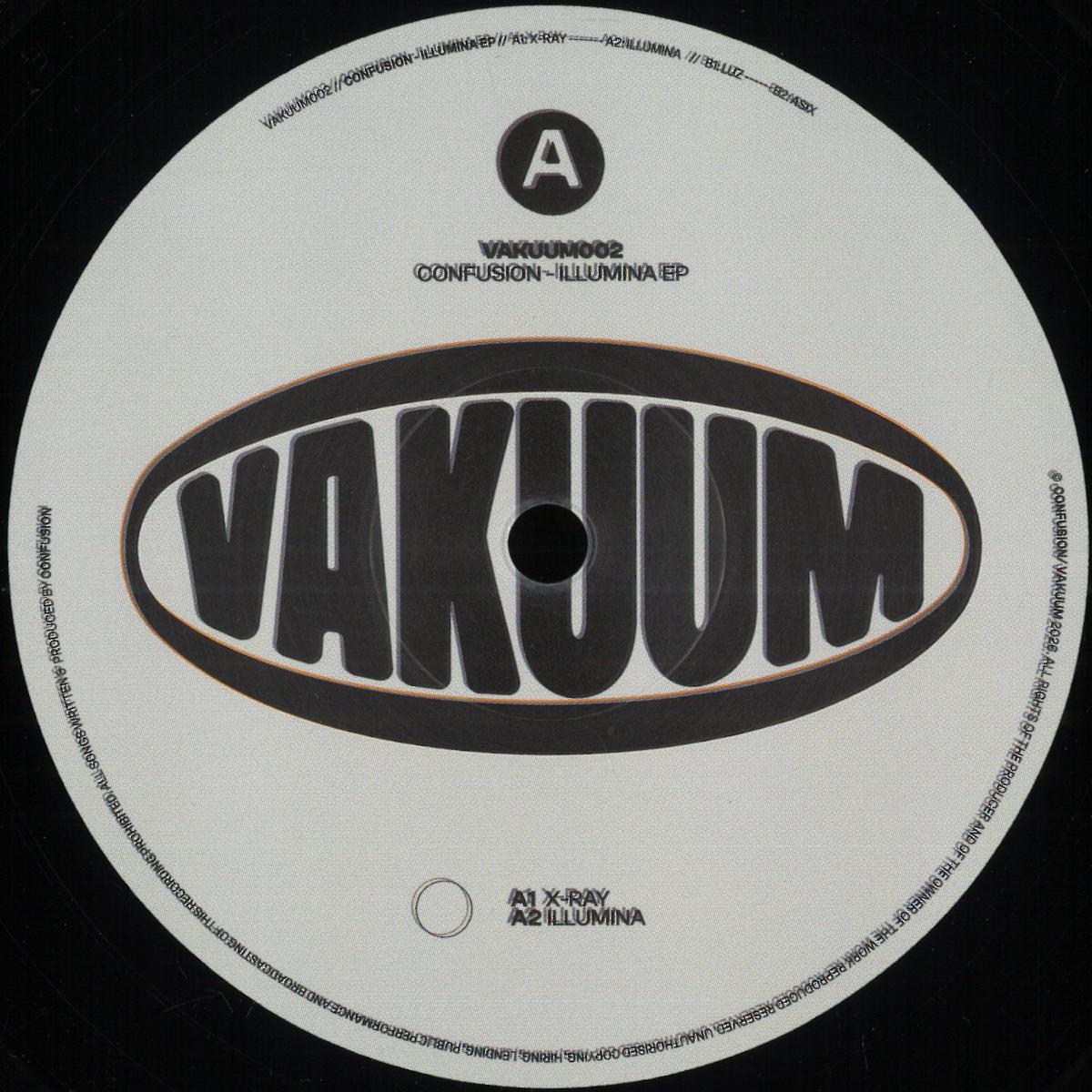 Confusion - (PRESALE 10/9/26) Illumina (VINYL 12" Vakuum) | NEW - TECHNO *NEW*