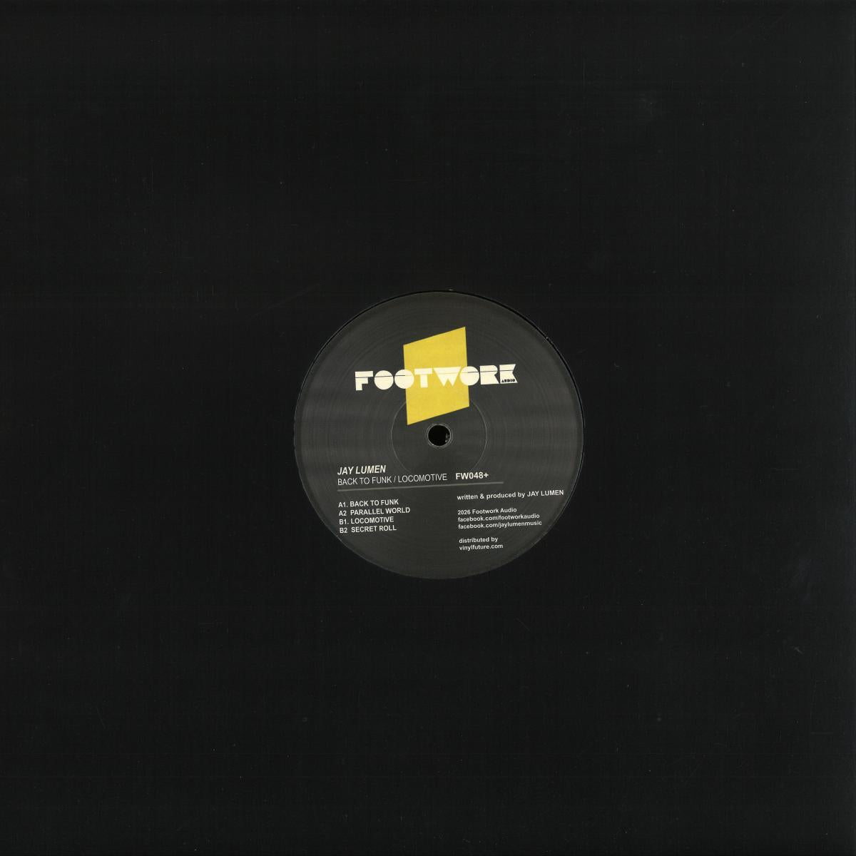 Jay Lumen - Back To Funk / Locomotive (VINYL 12" Footwork FW048) | NEW Mint (M) Mint (M) - TECHNO *NEW*