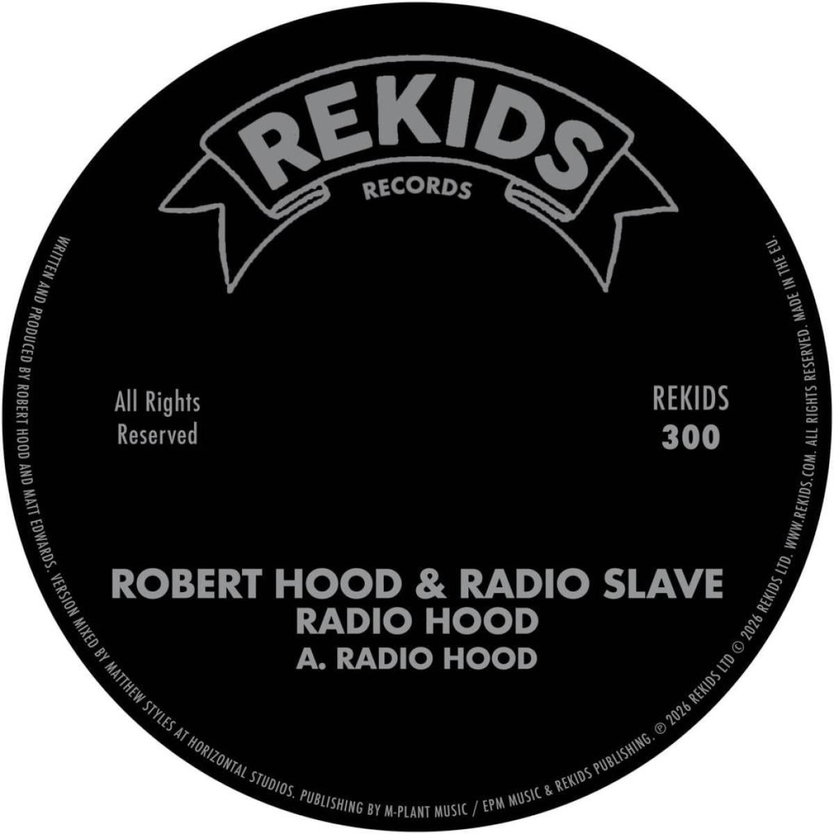 Robert Hood & Radio Slave - (PRESALE 10/16/26) Radio Hood (VINYL 12" Rekids) | NEW - TECHNO *NEW*