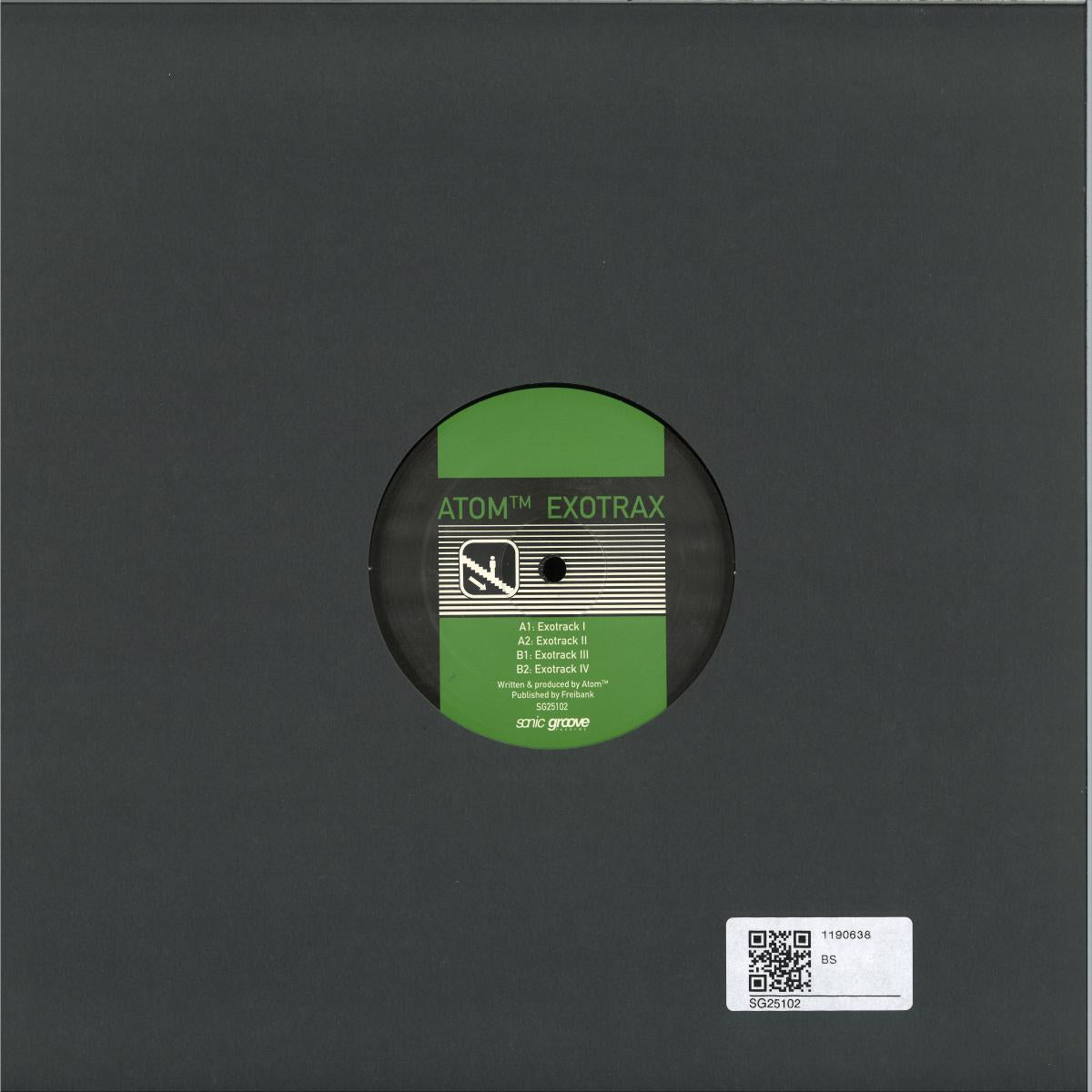 Atom TM - Atom TM (VINYL 12" Sonic Groove) | NEW - TECHNO *NEW*