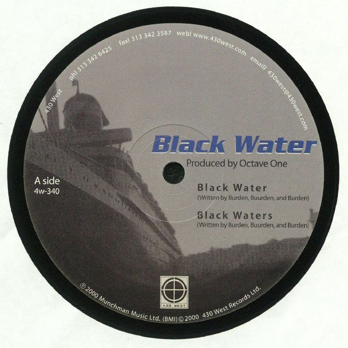 Octave One - (PRESALE 6/23/26) Black Water (VINYL) | Mint (M) Mint (M) - TECHNO *NEW*
