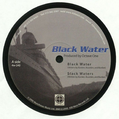 Octave One - (PRESALE 6/23/26) Black Water (VINYL) | Mint (M) Mint (M) - TECHNO *NEW*