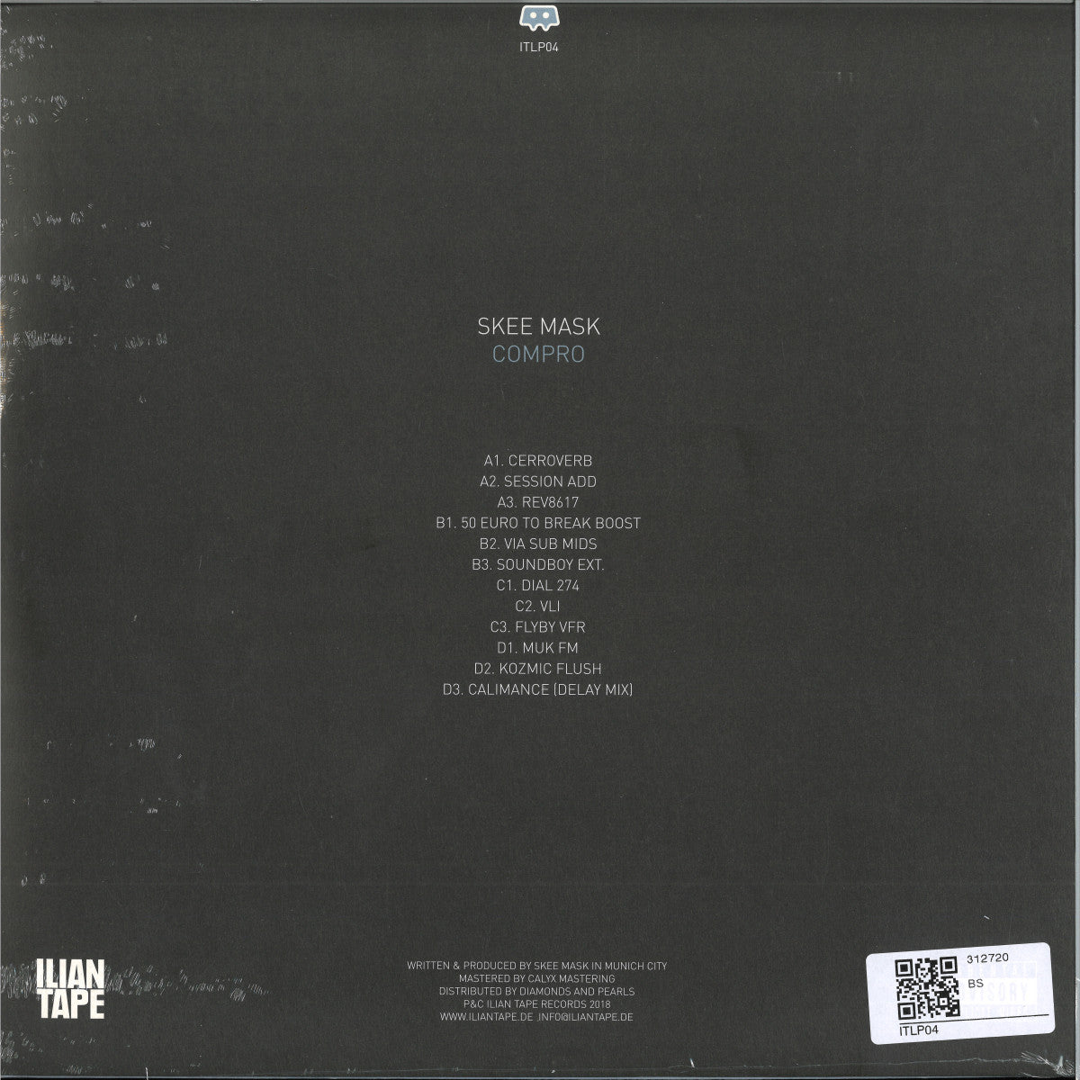 Skee Mask - Compro (VINYL 2xLP Ilian Tape ITLP04 2022) | Mint (M) Mint (M) - TECHNO *NEW*