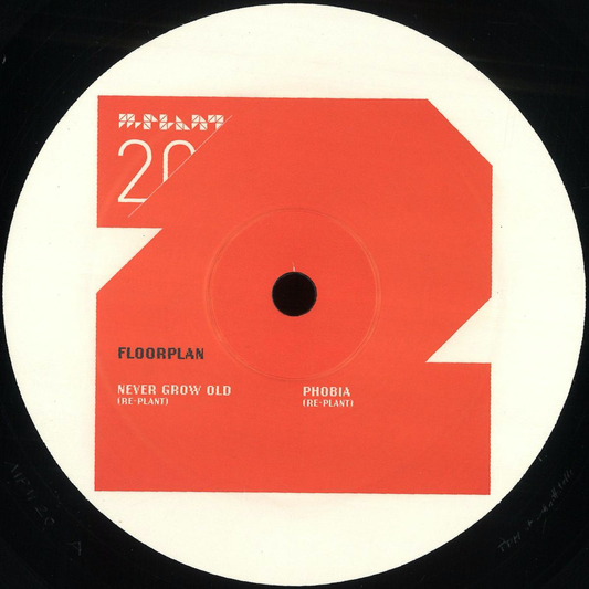 Floorplan Aka Robert Hood - Never Grow Old / Phobia (re-plants) (VINYL) | Mint (M) Mint (M) - TECHNO *NEW*
