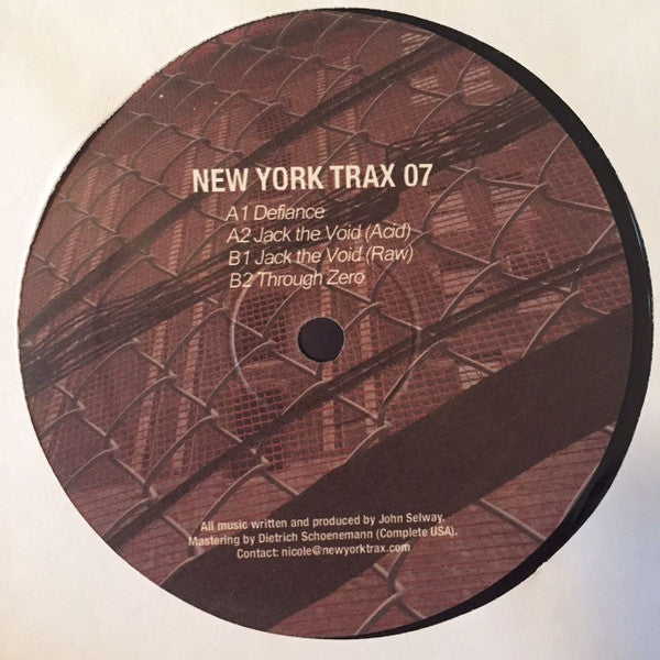 John Selway - Defiance E.P. | Mint (M) Generic - TECHNO *NEW*