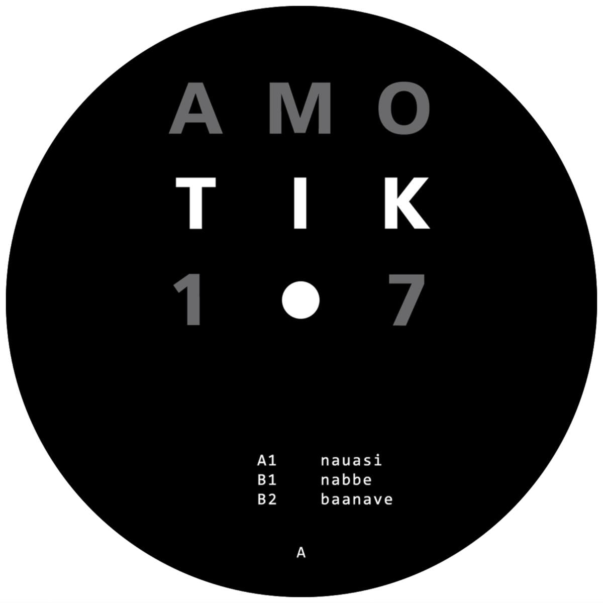 Amotik - (PRESALE 11/20/26) Amotik 017 (VINYL 12" Amotik) | NEW - TECHNO *NEW*