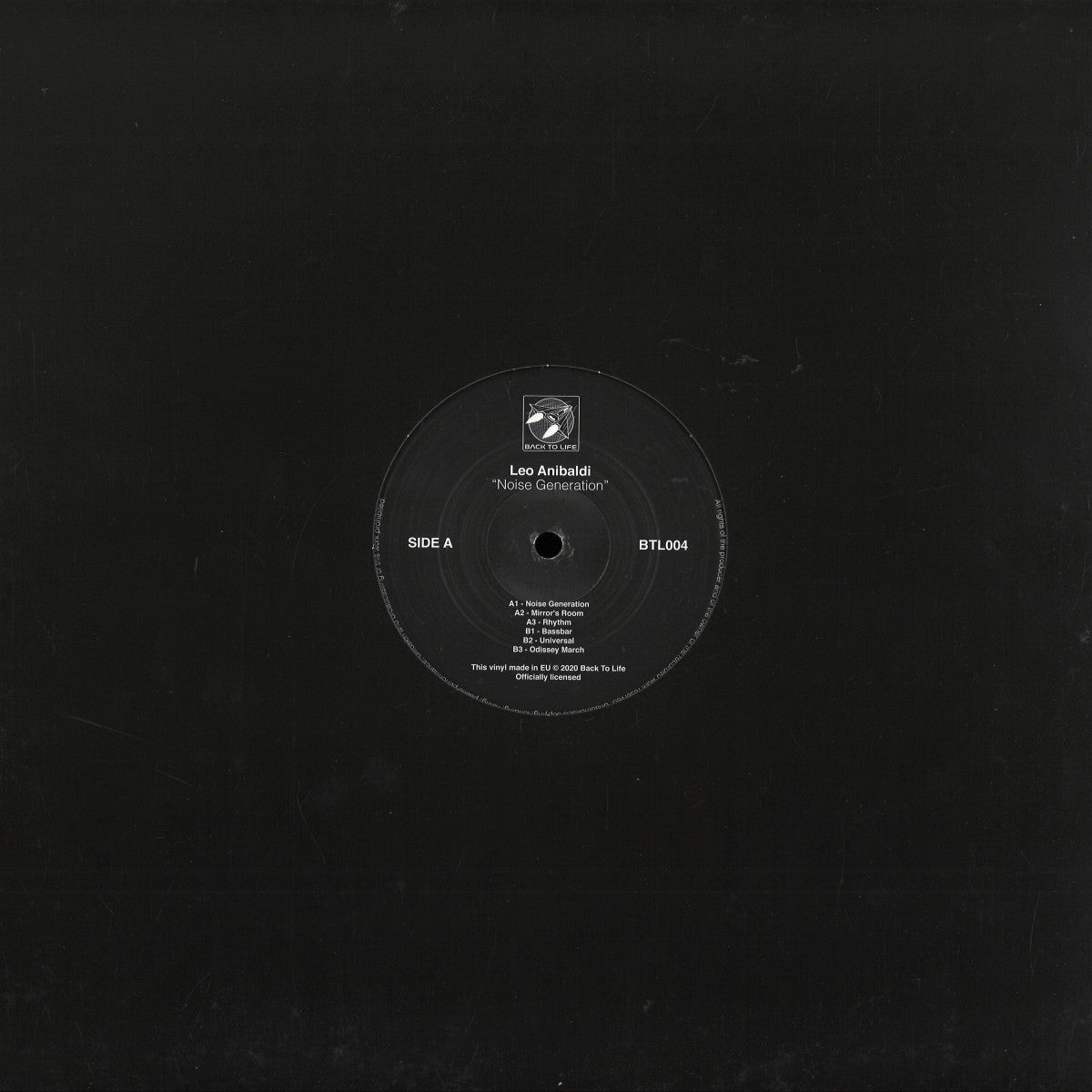 Leo Anibaldi - Noise Generation (VINYL 12" Back To Life BTL004) | NEW Mint (M) Mint (M) - TECHNO *NEW*