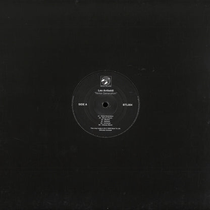 Leo Anibaldi - Noise Generation (VINYL 12" Back To Life BTL004) | NEW Mint (M) Mint (M) - TECHNO *NEW*